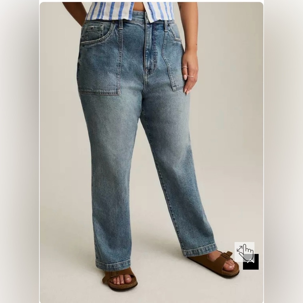 torrid High-Rise Straight Classic Denim Jean 28 NWT